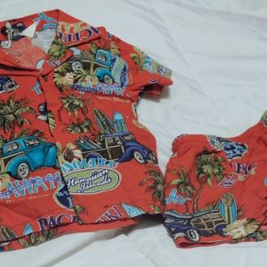 hawaiian outfit matching set